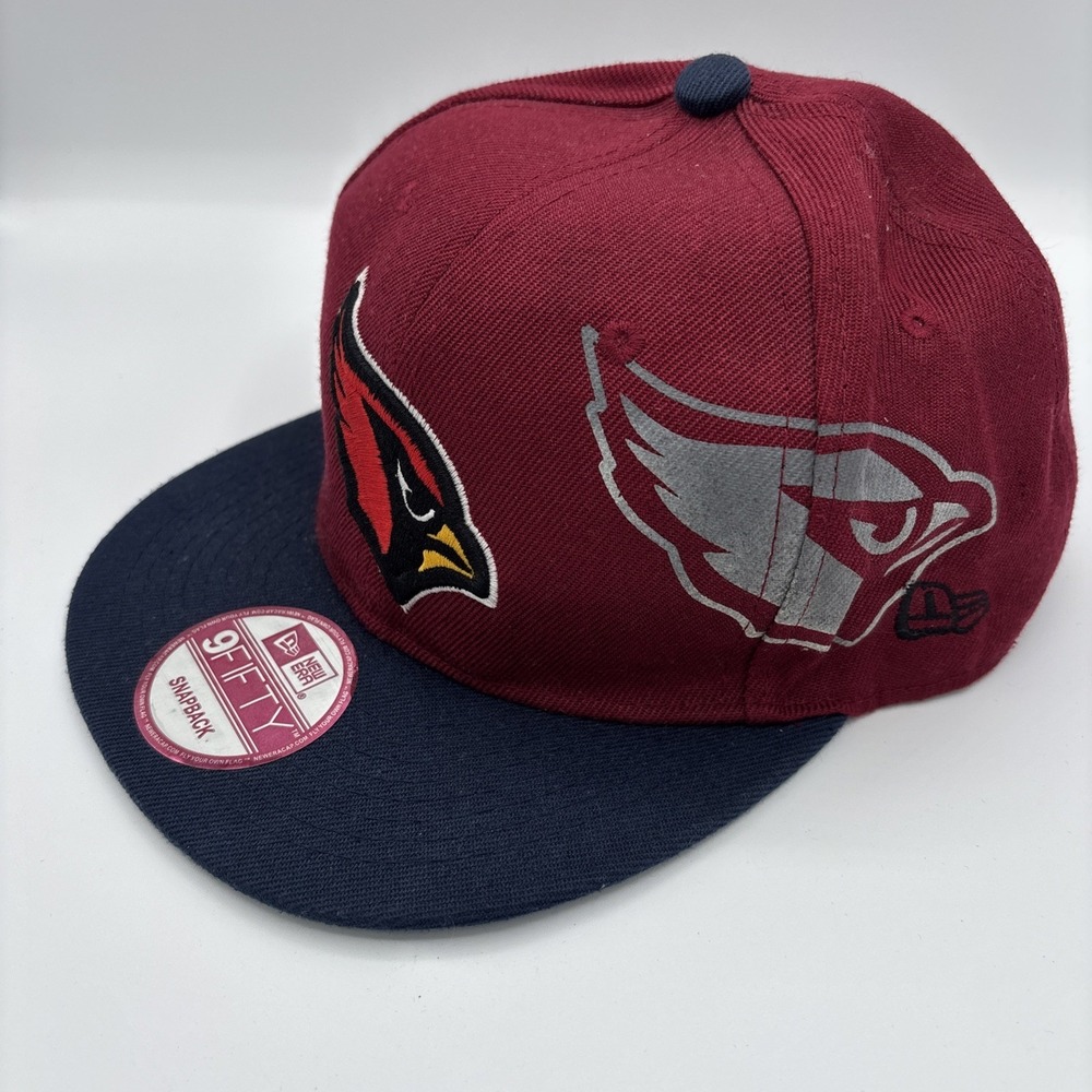 New Era 9FIFTY Arizona Cardinals Snapback Hat Maroon NFL Adjustable
